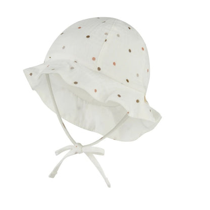 Sterntaler Musselin UV Sonnenhut mit Nackenschutz, Modell: Pünktchen