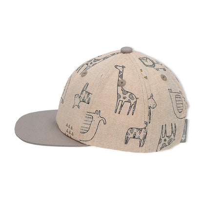 Sterntaler Kinder UV Sonnenhut Basecap mit Gummizug Safari Beige,53 cm (2-4J) (Seite)