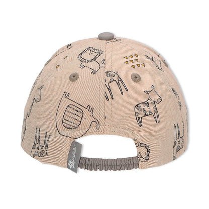 Sterntaler Kinder UV Sonnenhut Basecap mit Gummizug Safari Beige,53 cm (2-4J)