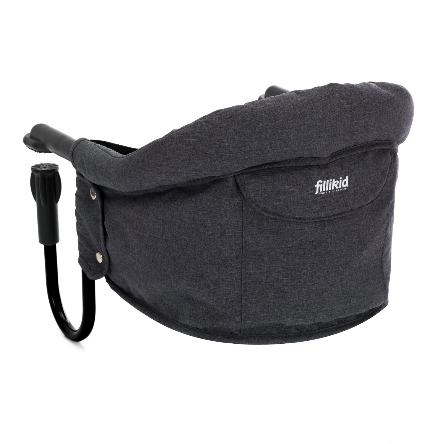 fillikid Baby Tischsitz Flexy Grau Melange, zum Anklemmen an der Tischplatte