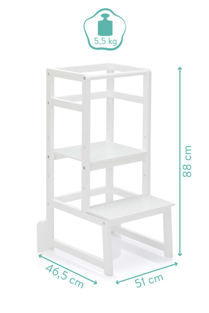 fillikid Lernturm Vista Weiß 90cm