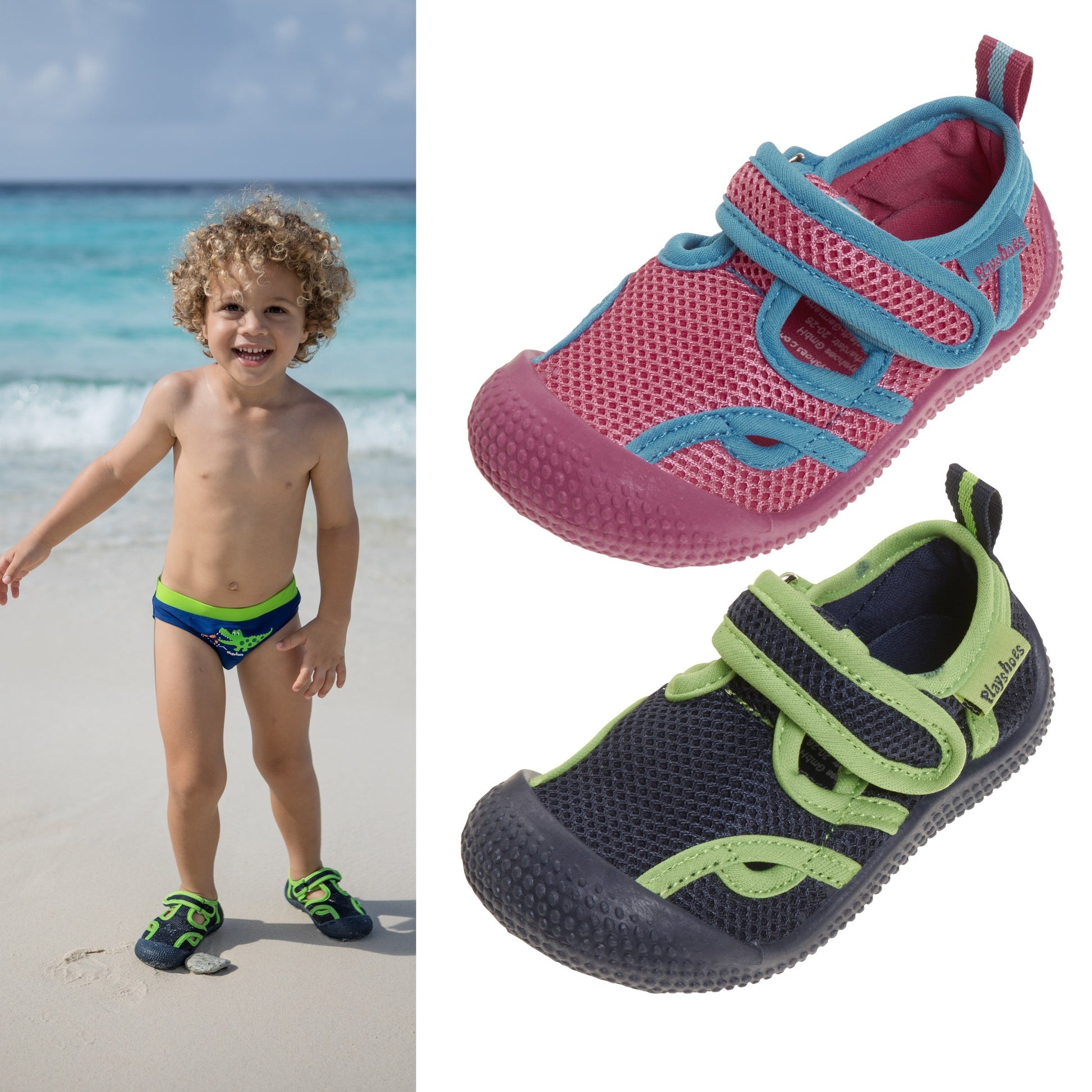 Playshoes Sandale für Sandkasten, Schwimmbad oder Zuhause