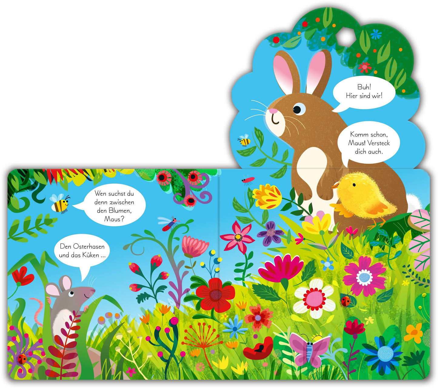 Usborne Kinderbuch: Verstecken spielen mit dem Osterhasen 2J+