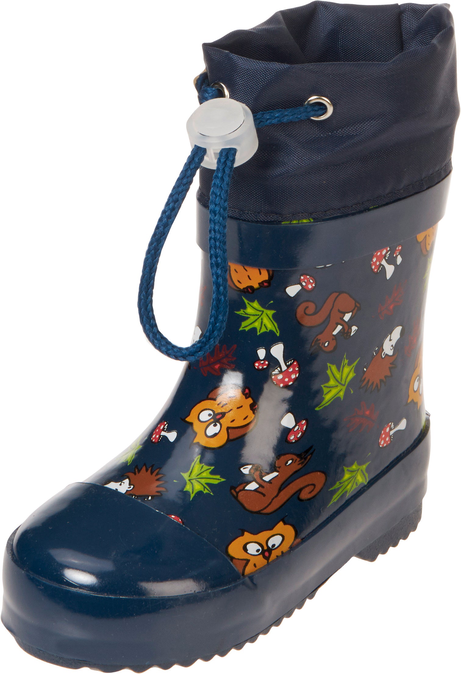 Playshoes Gummistiefel Halbschaft Waldtiere gefüttert