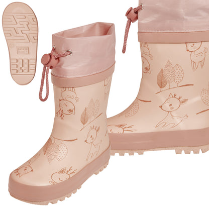 Playshoes Gummistiefel Reh rosa