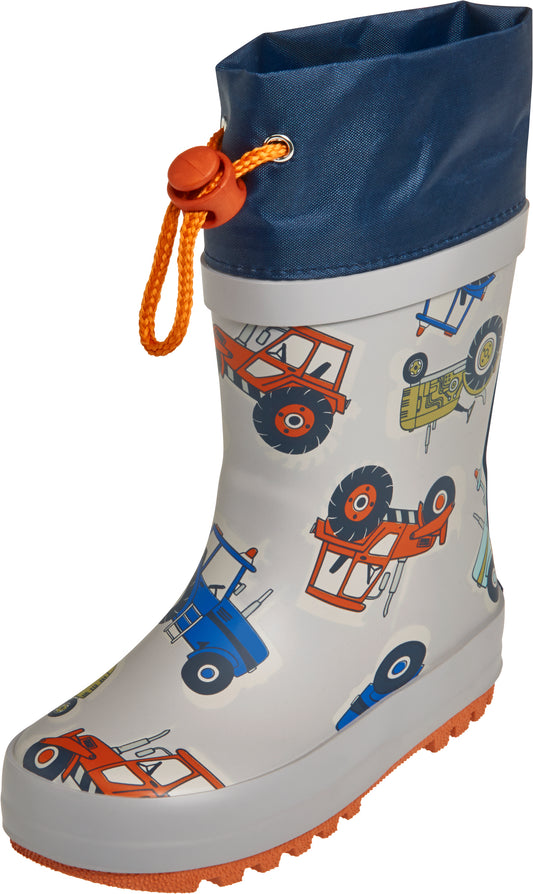 Playshoes Gummistiefel Traktor Grau