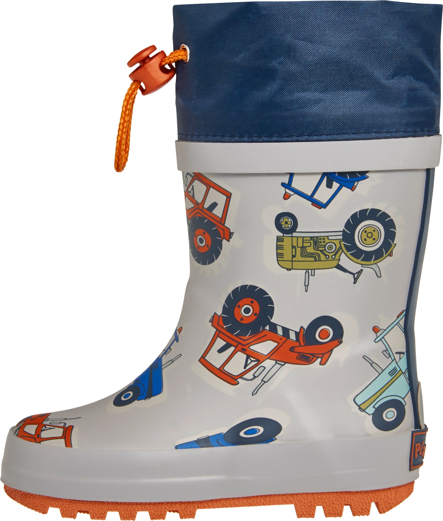Playshoes Gummistiefel Traktor Grau