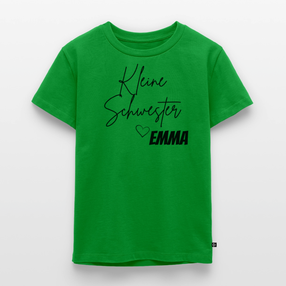 Geschwistershirt Kleine Schwester - Grün