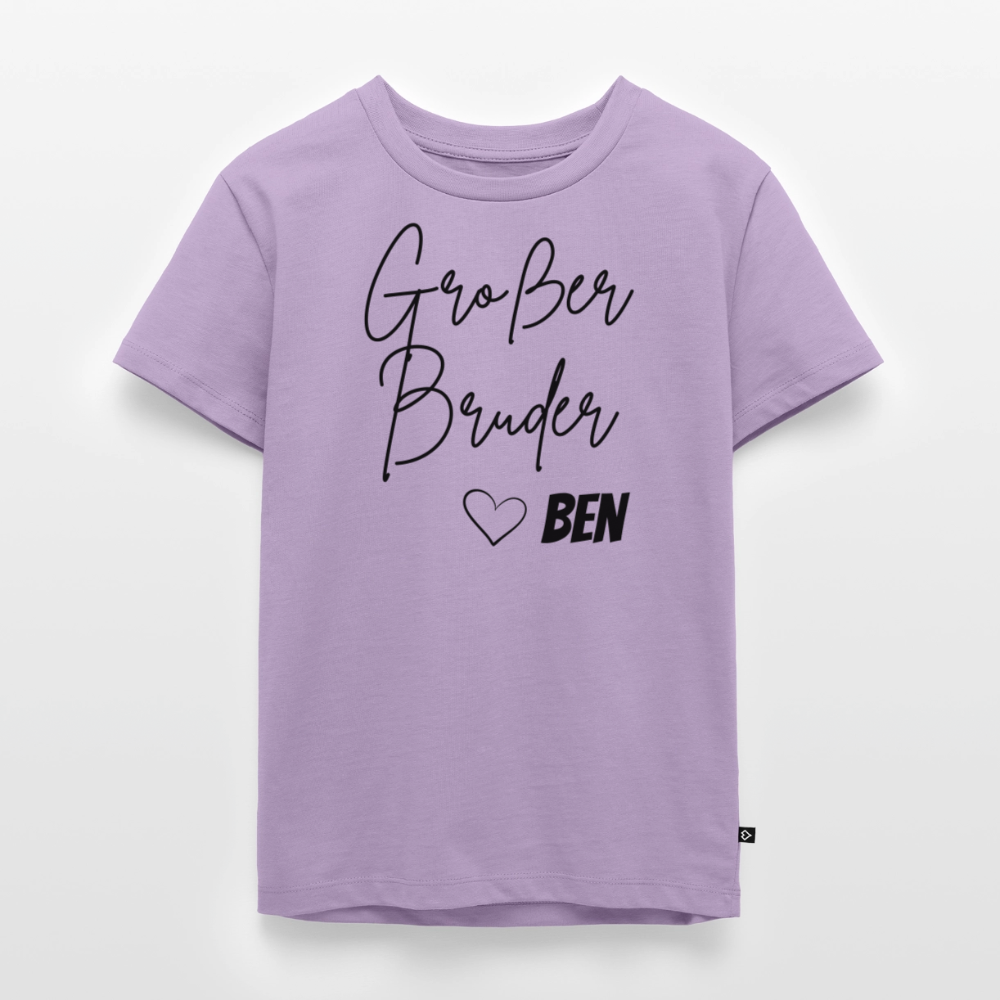 Geschwistershirt Großer Bruder - Lavendel