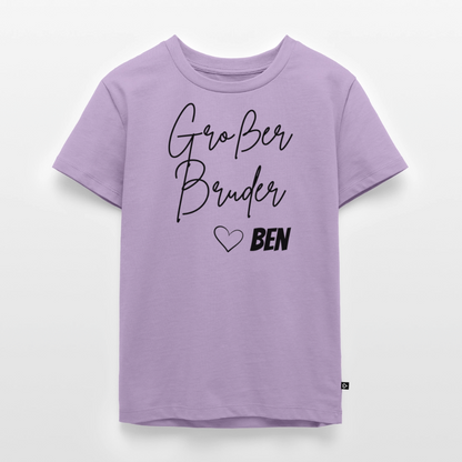 Geschwistershirt Großer Bruder - Lavendel