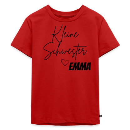 Geschwistershirt Kleine Schwester - Rot