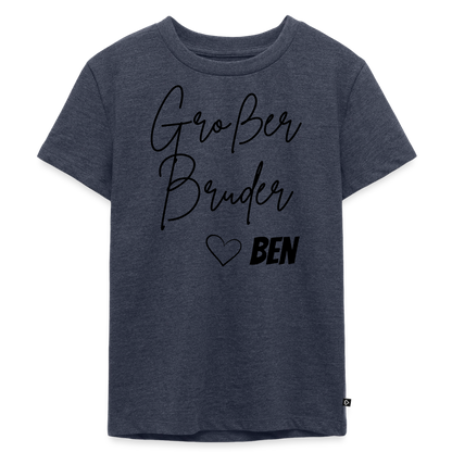 Geschwistershirt Großer Bruder - Jeansblau 