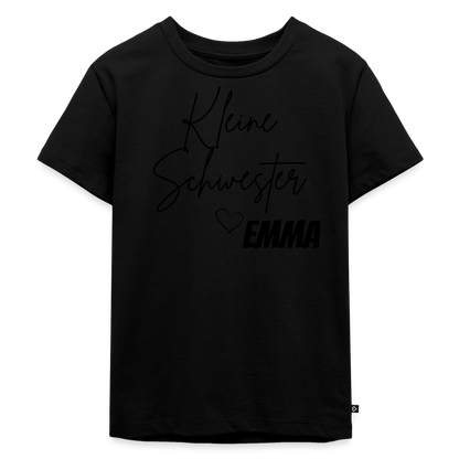 Geschwistershirt Kleine Schwester - Schwarz