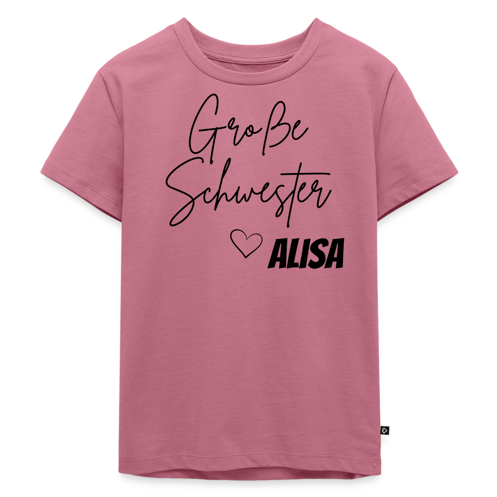 Geschwistershirt Große Schwester - Mauve
