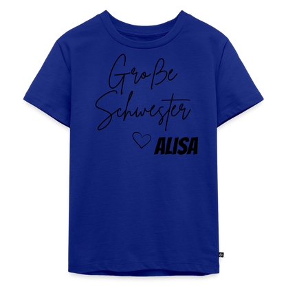 Geschwistershirt Große Schwester - Royalblau