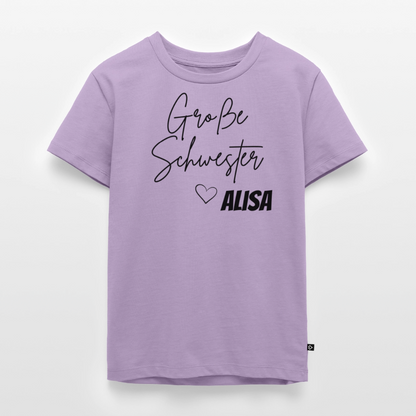 Geschwistershirt Große Schwester - Lavendel