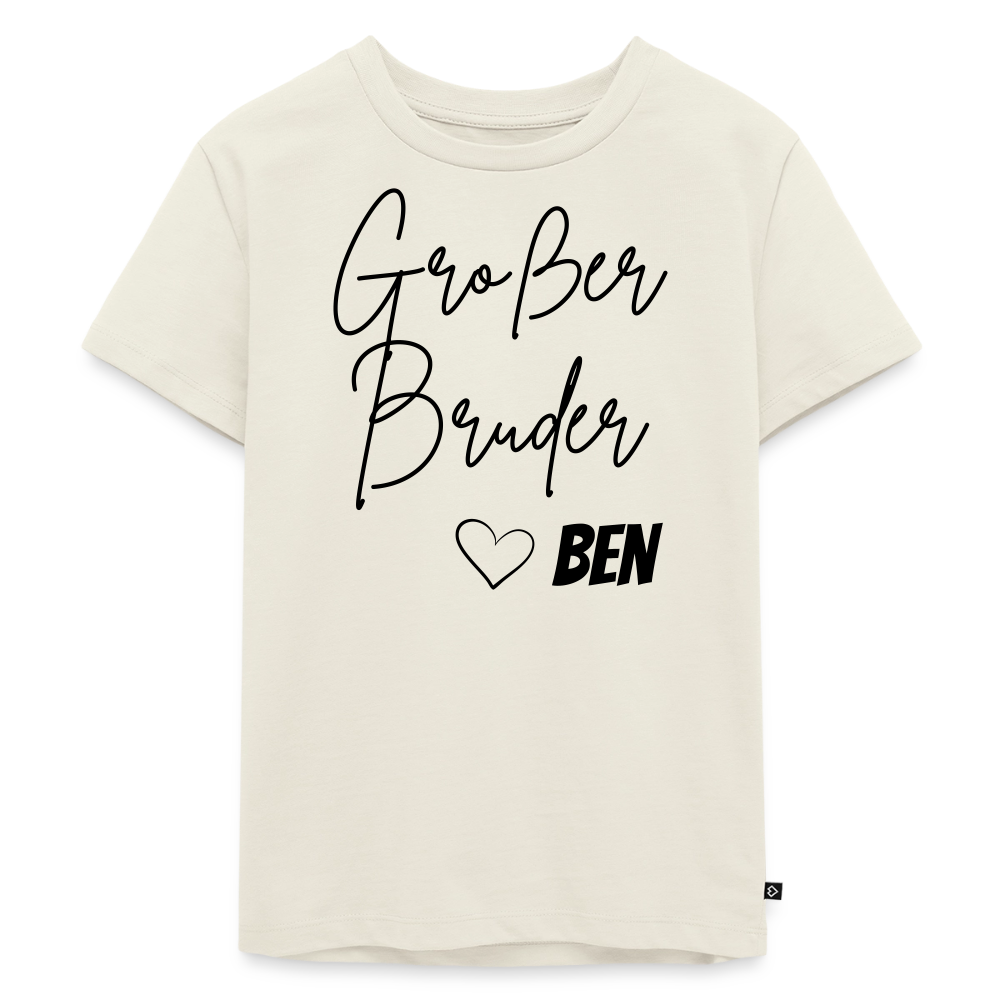 Geschwistershirt Großer Bruder - Naturweiß