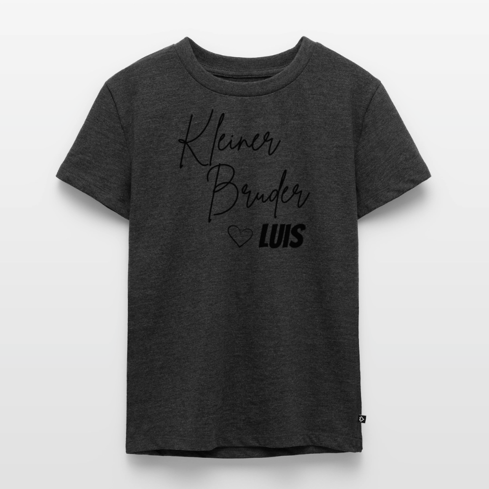 Geschwistershirt Kleiner Bruder - Anthrazit meliert