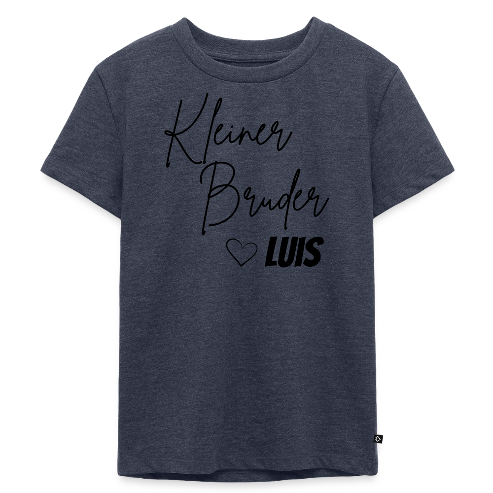 Geschwistershirt Kleiner Bruder - Jeansblau 