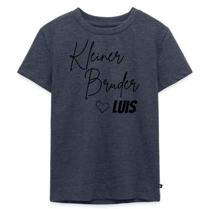 Geschwistershirt Kleiner Bruder - Jeansblau 