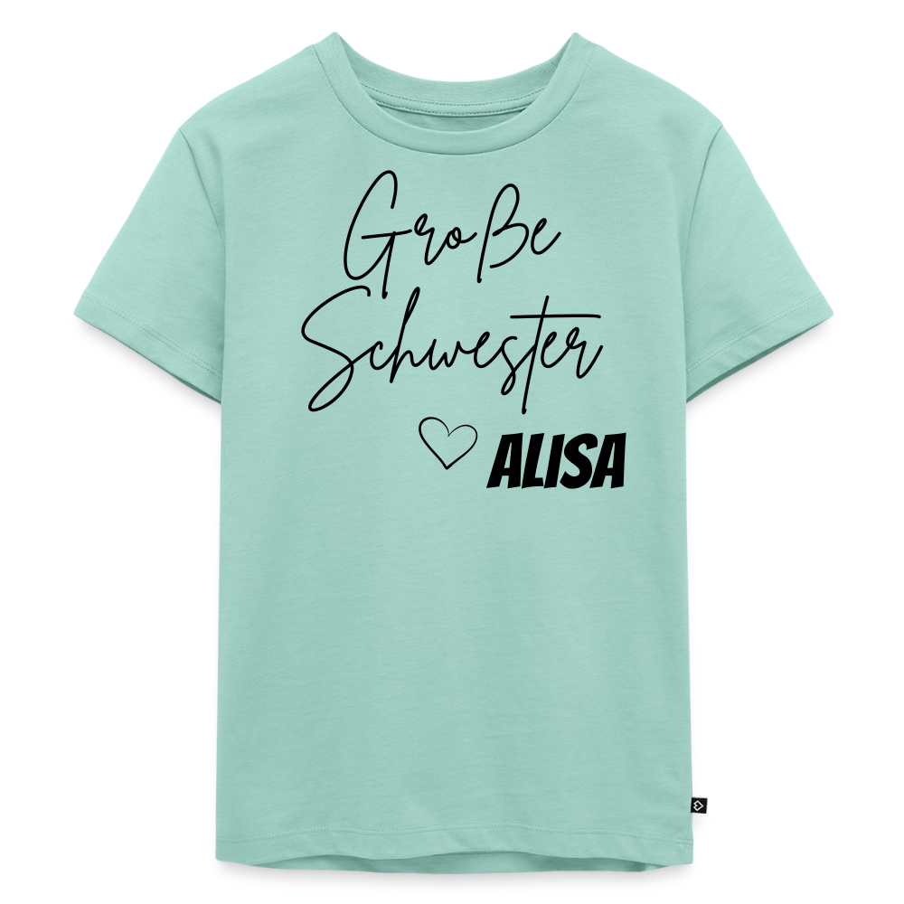 Geschwistershirt Große Schwester - Mint 
