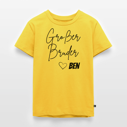 Geschwistershirt Großer Bruder - Sonnengelb