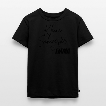 Geschwistershirt Kleine Schwester - Schwarz