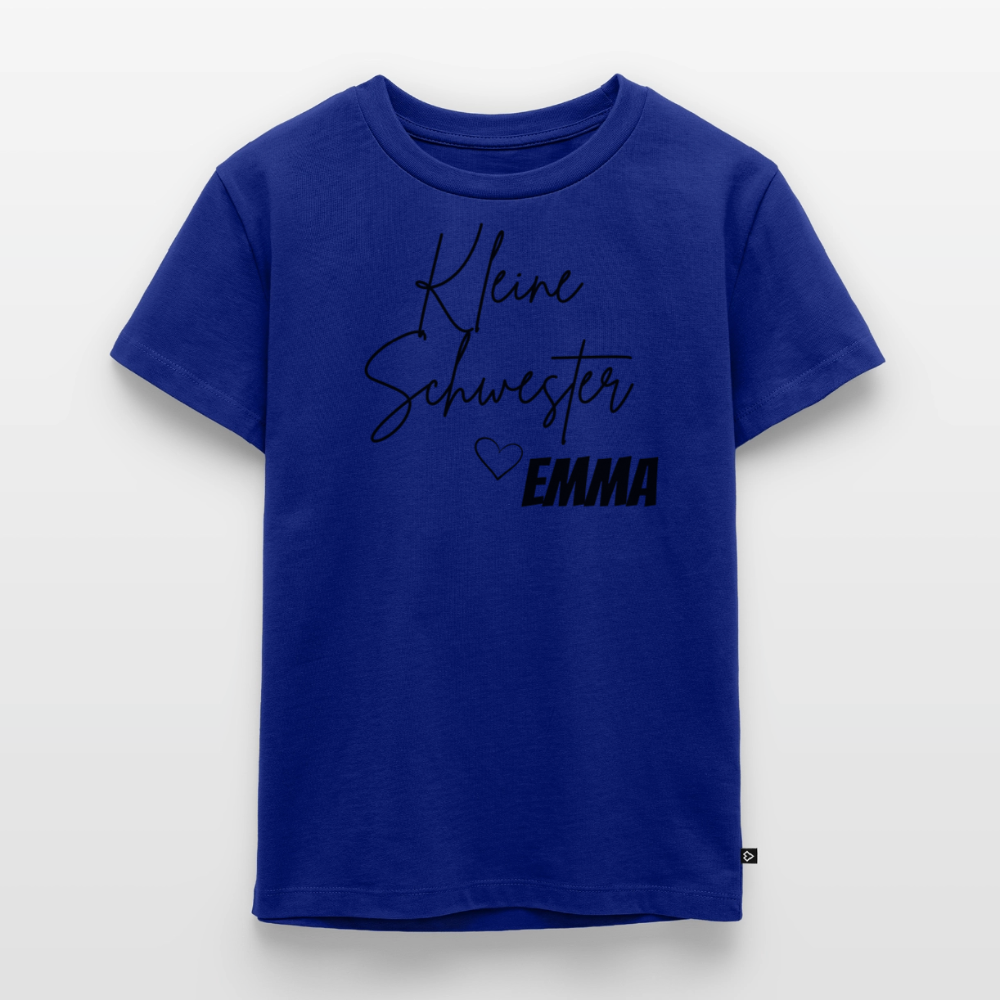 Geschwistershirt Kleine Schwester - Royalblau
