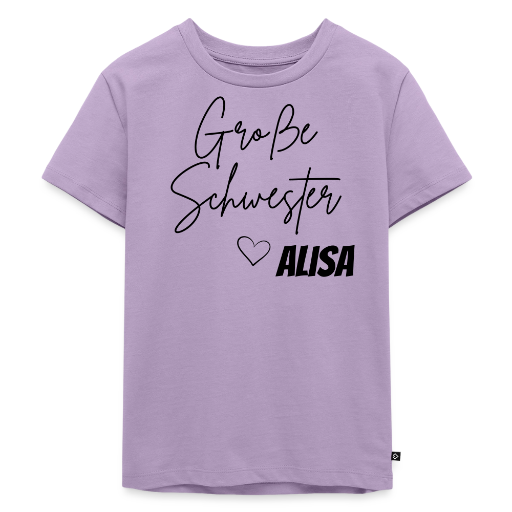Geschwistershirt Große Schwester - Lavendel