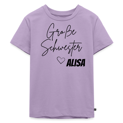 Geschwistershirt Große Schwester - Lavendel