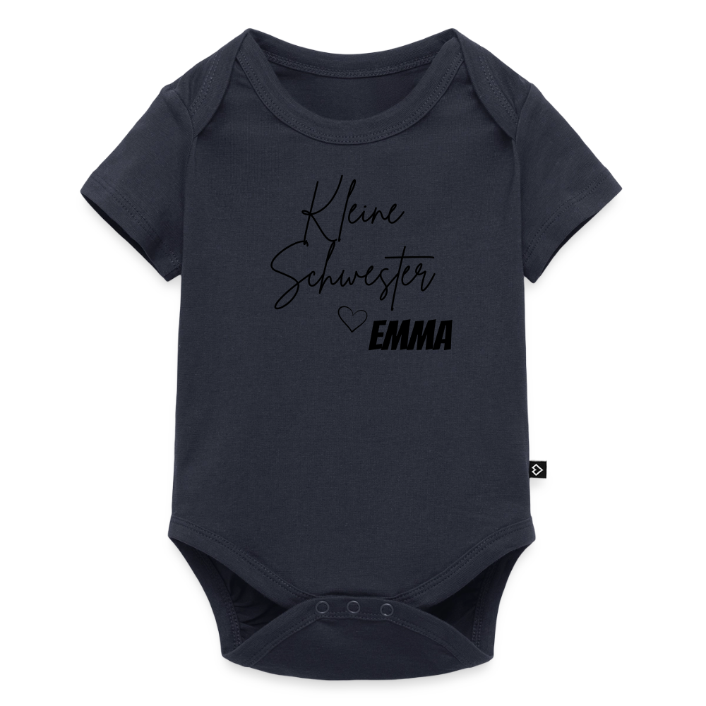 Baby Bio-Kurzarm-Body - Navy