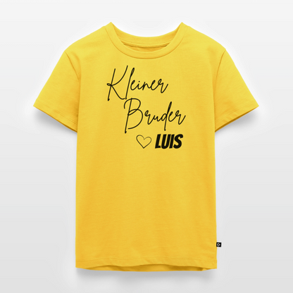 Geschwistershirt Kleiner Bruder - Sonnengelb