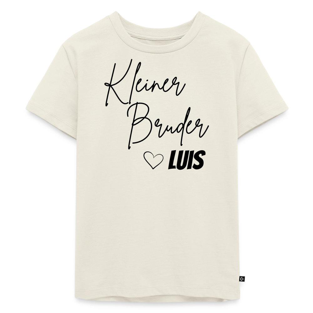 Geschwistershirt Kleiner Bruder - Naturweiß