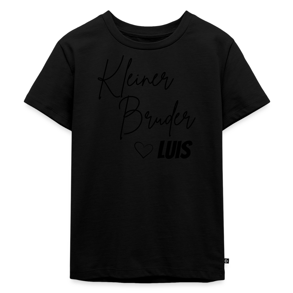 Geschwistershirt Kleiner Bruder - Schwarz
