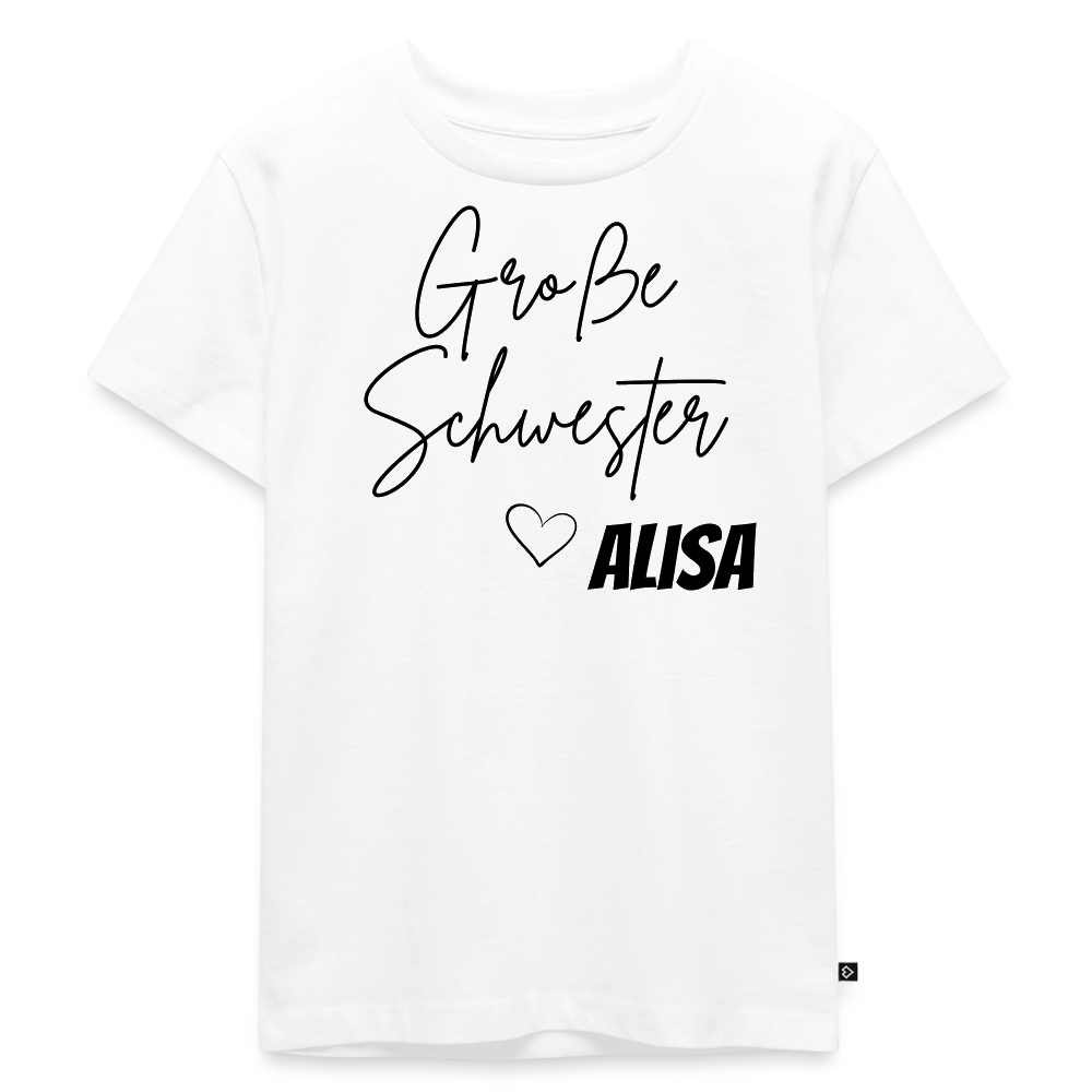 Geschwistershirt Große Schwester - Weiß