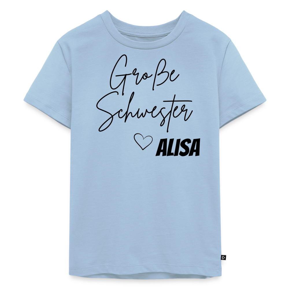 Geschwistershirt Große Schwester - Hellblau