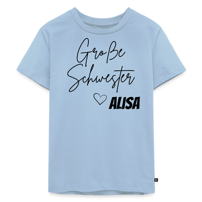 Geschwistershirt Große Schwester - Hellblau