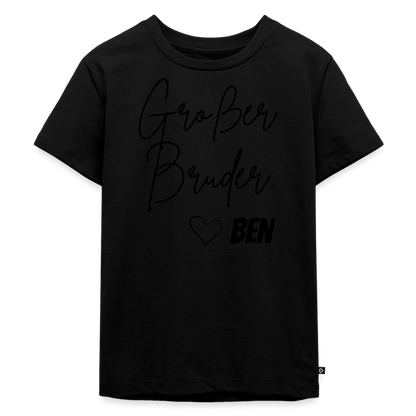 Geschwistershirt Großer Bruder - Schwarz