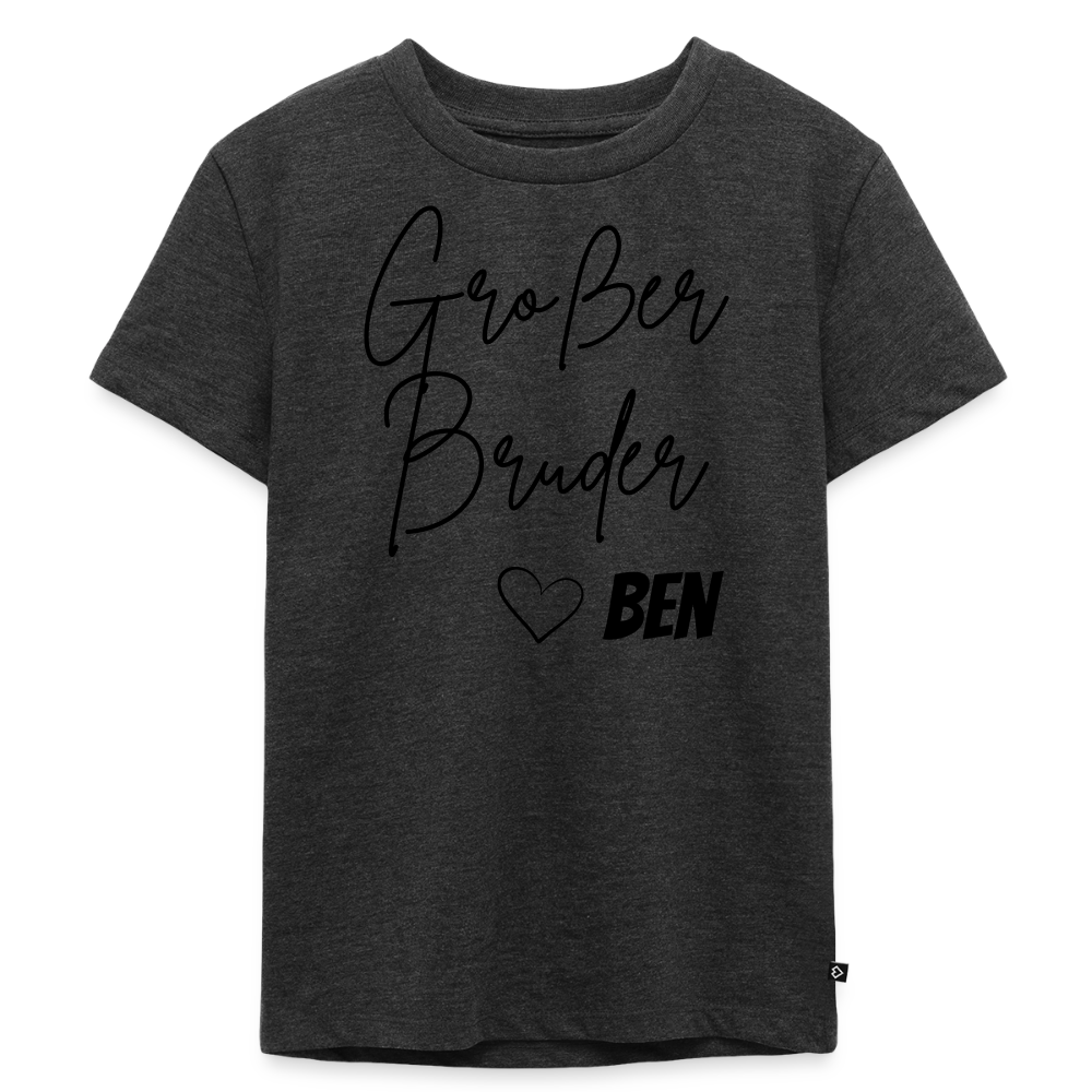 Geschwistershirt Großer Bruder - Anthrazit meliert