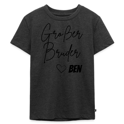 Geschwistershirt Großer Bruder - Anthrazit meliert