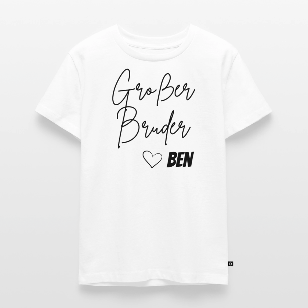 Geschwistershirt Großer Bruder - Weiß