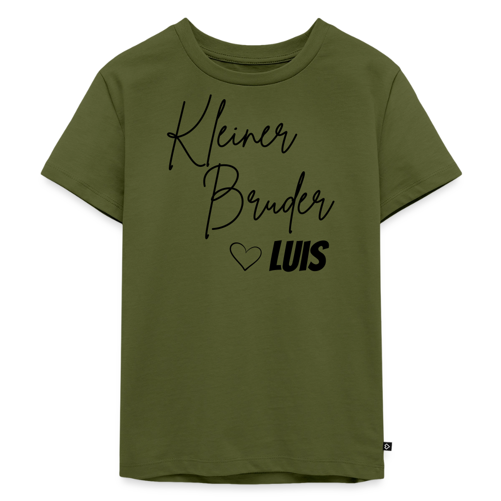 Geschwistershirt Kleiner Bruder - Khaki