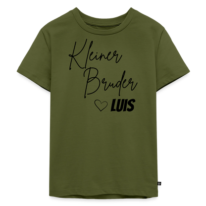 Geschwistershirt Kleiner Bruder - Khaki