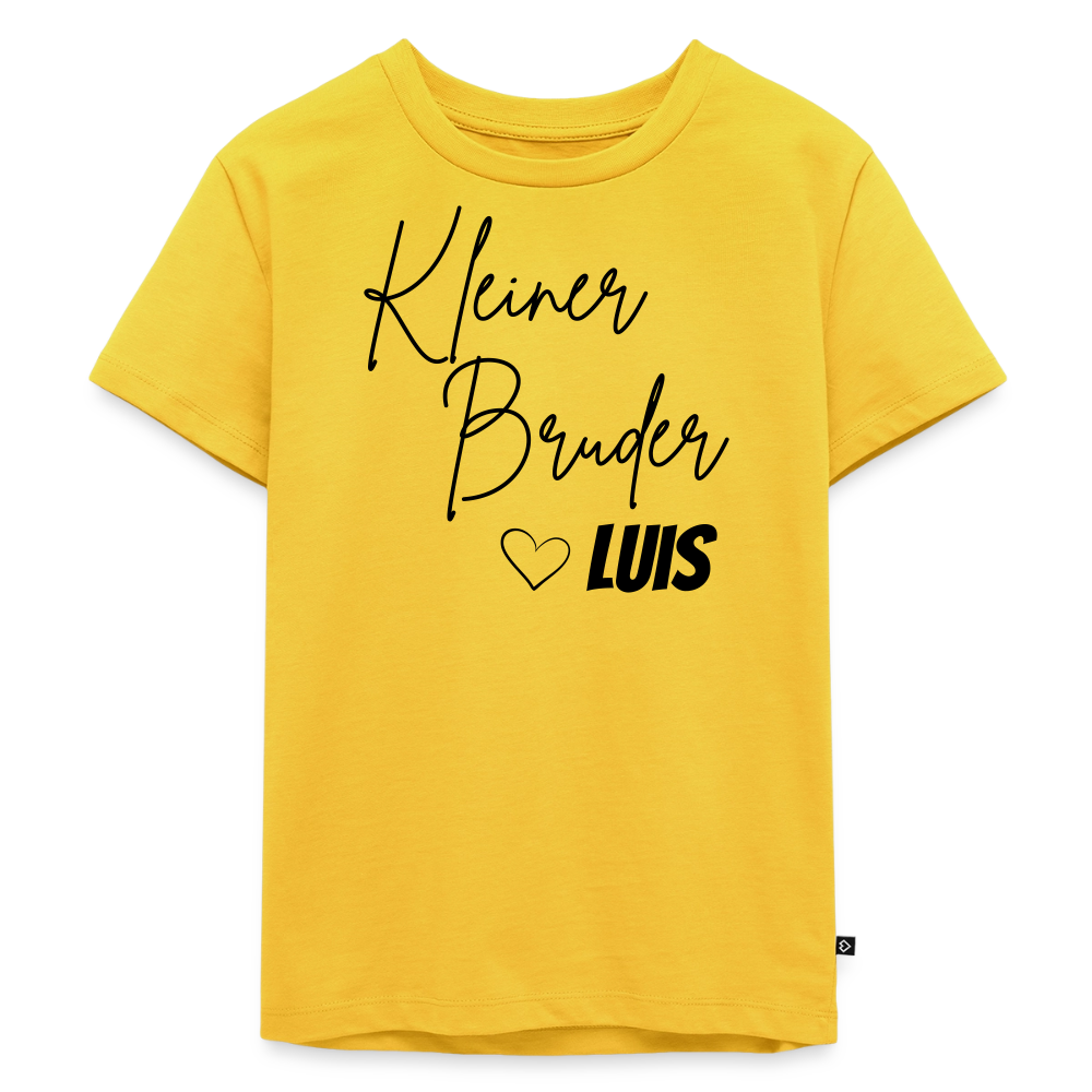 Geschwistershirt Kleiner Bruder - Sonnengelb