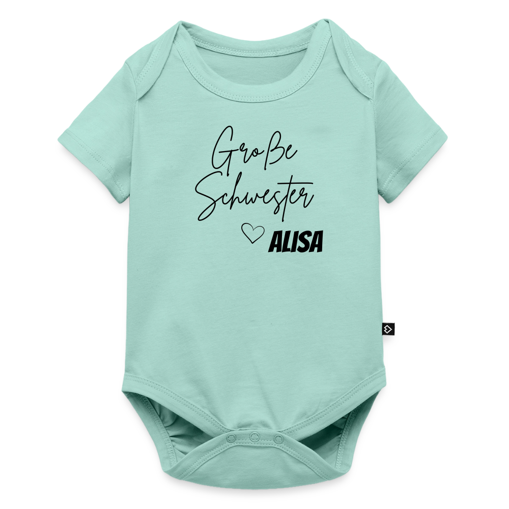 Geschwisterbody Große Schwester - Mint 