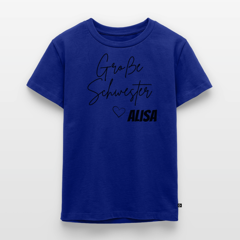 Geschwistershirt Große Schwester - Royalblau