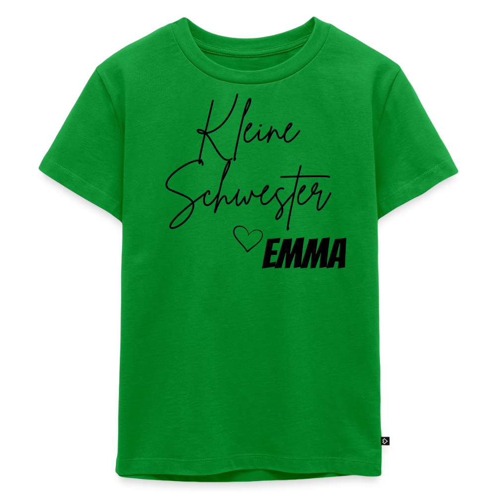 Geschwistershirt Kleine Schwester - Grün