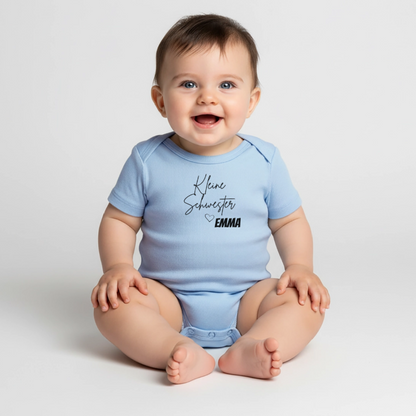 Baby Bio-Kurzarm-Body - Hellblau
