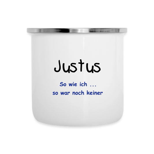 Emaille-Tasse - Weiß