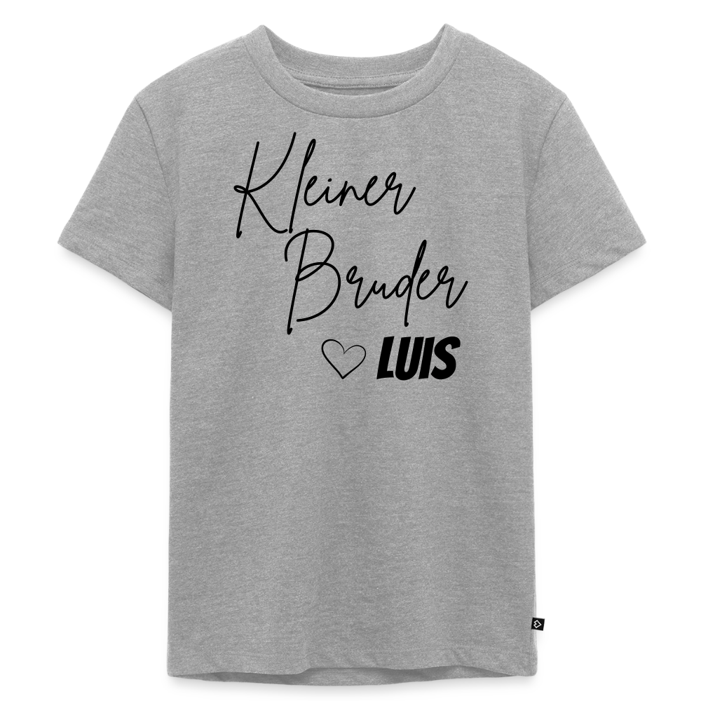 Geschwistershirt Kleiner Bruder - Grau meliert